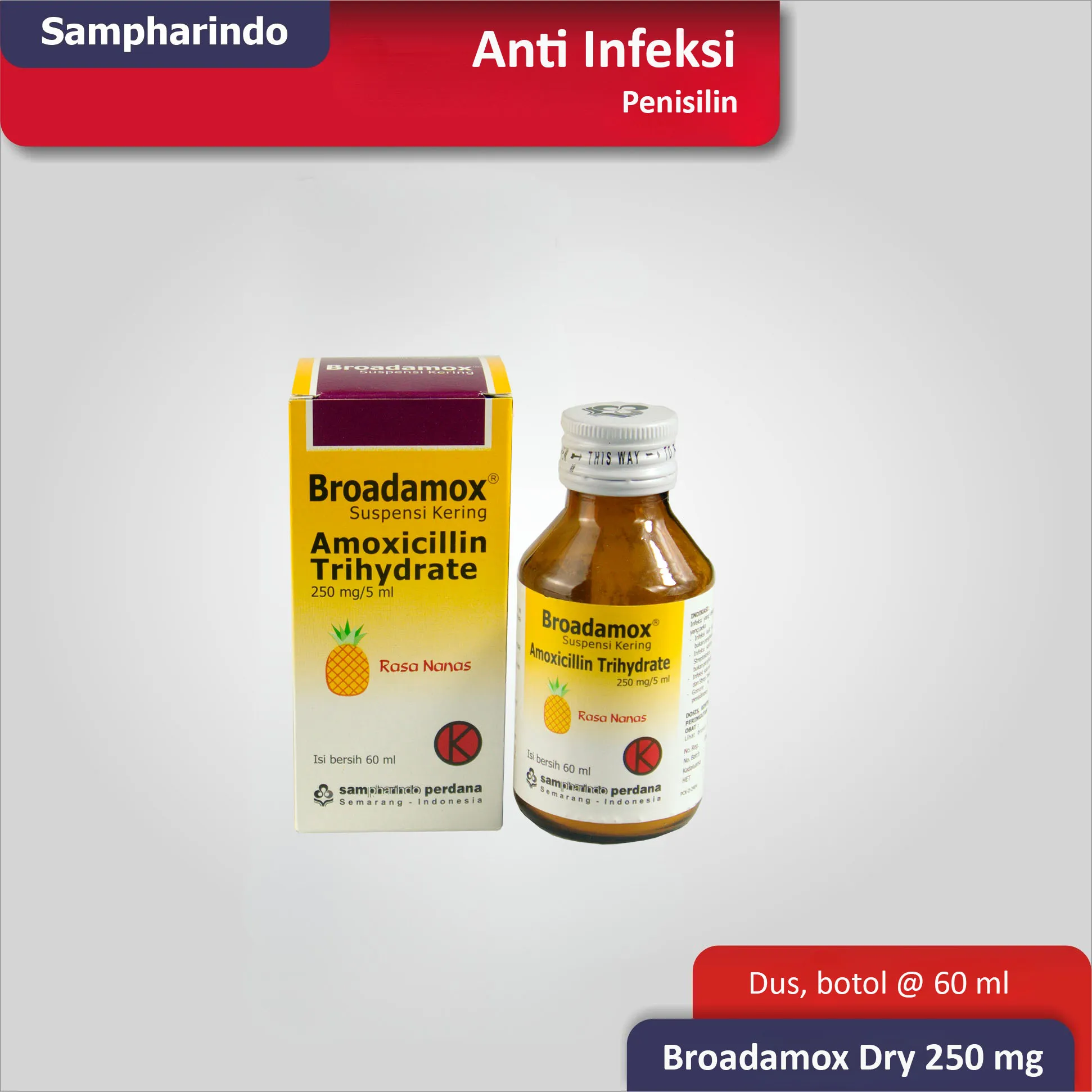 Broadamox Dry 250 mg