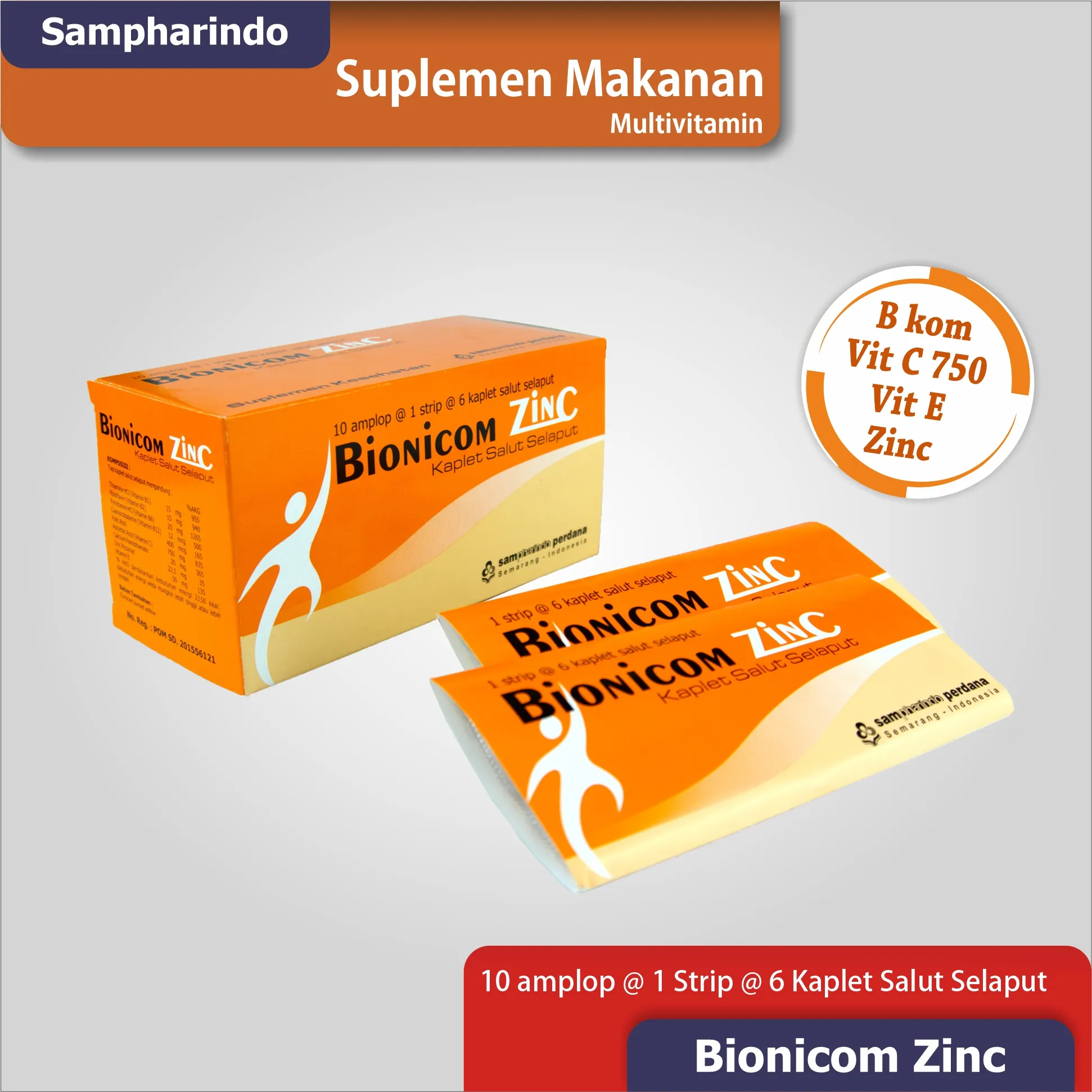 Bionicom Zinc 60's