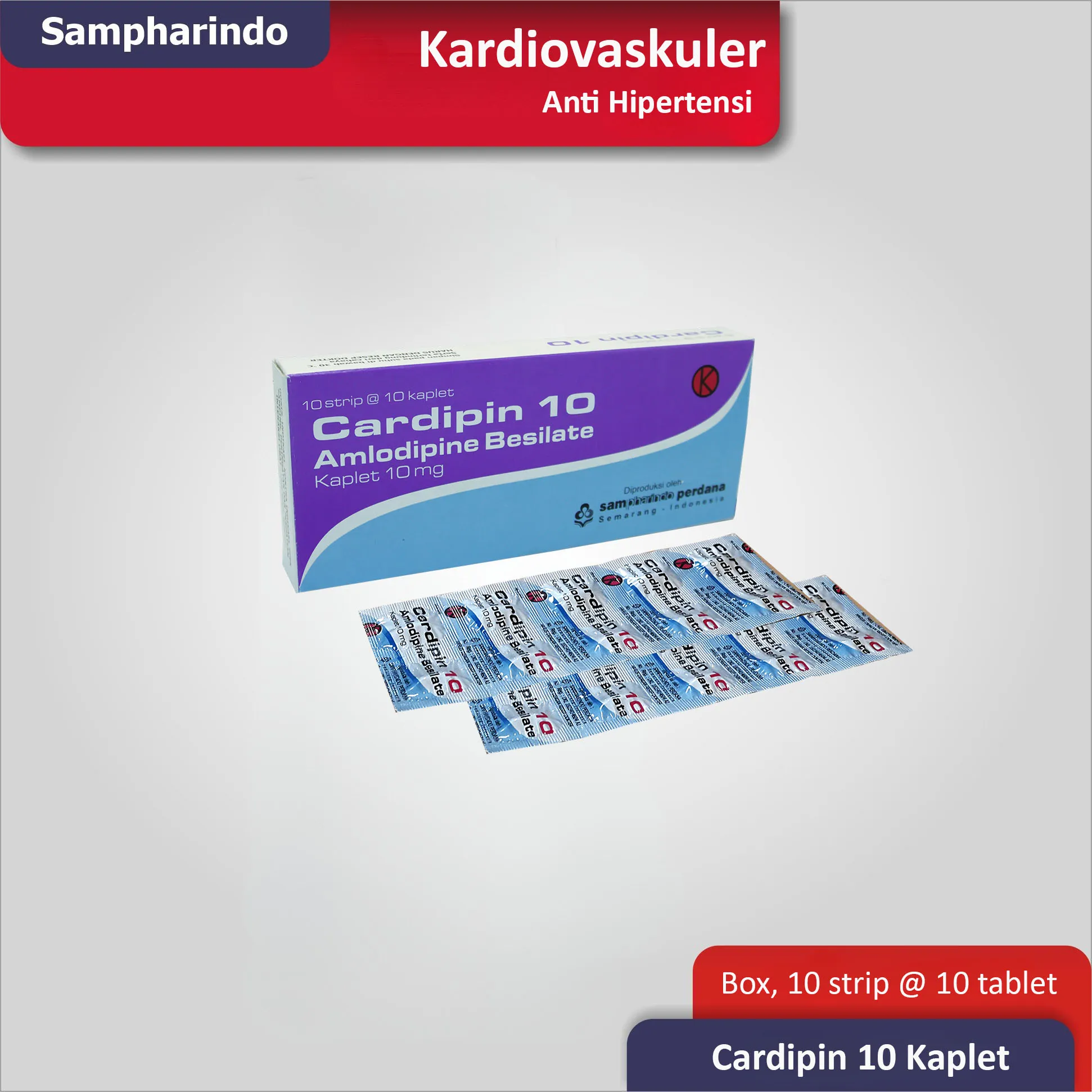 Cardipin 10 Kaplet
