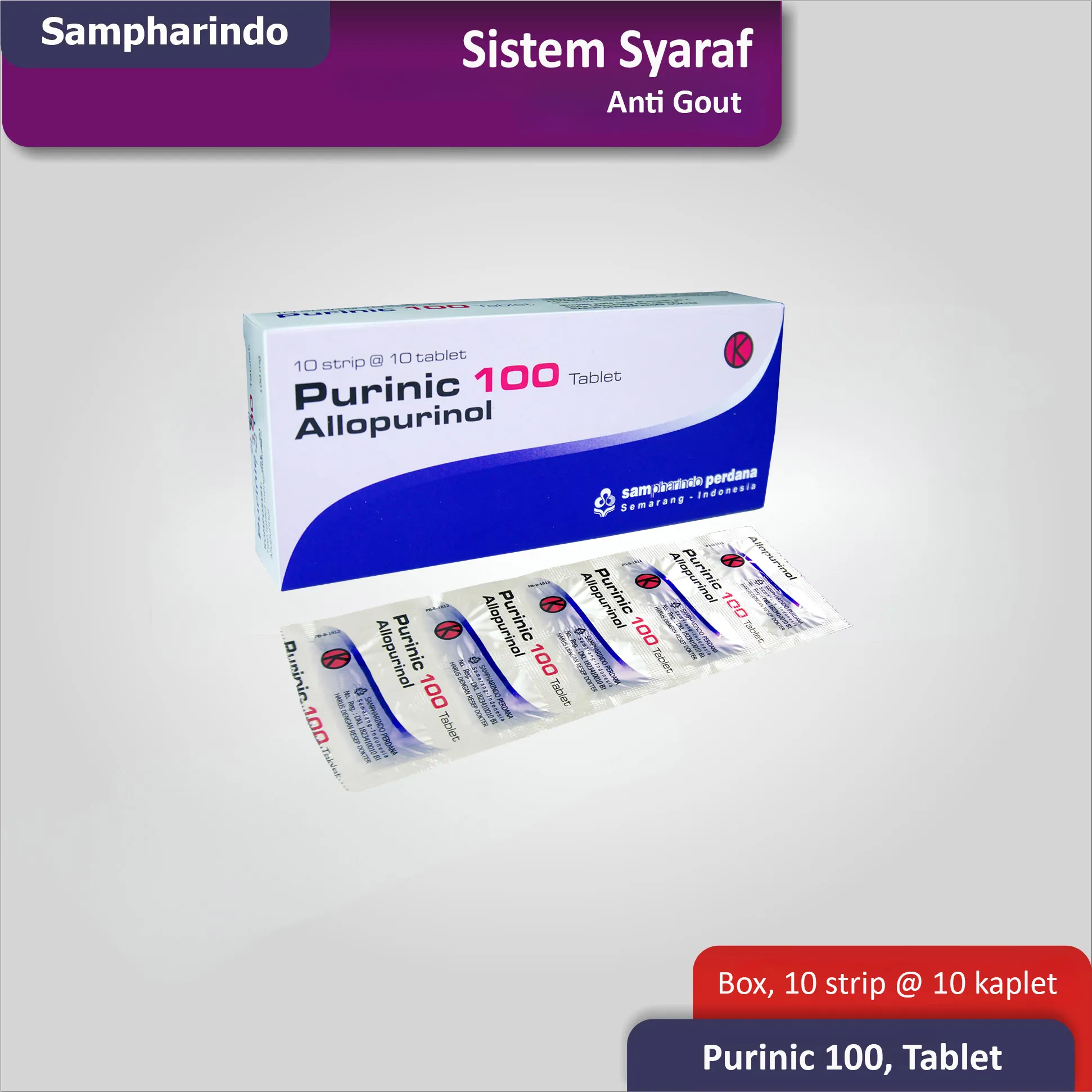 Purinic 100 Tablet